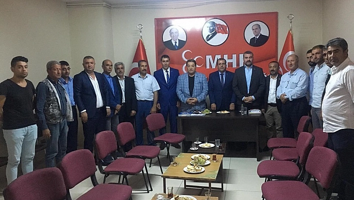 MHP'nin ilçe ziyaretleri sürüyor 
