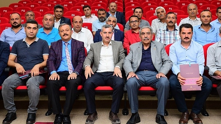 Yeşilyurt'ta Muhtarlara 'Muhtarlık Bilgi Sistemi' anlatıldı 