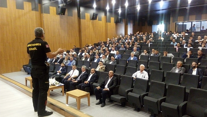 Müftülük personeline uyuşturucu semineri 