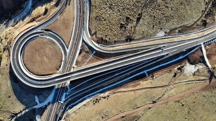 159 viraj kalktı, iki şehir arasındaki mesafe 67 kilometreye düştü