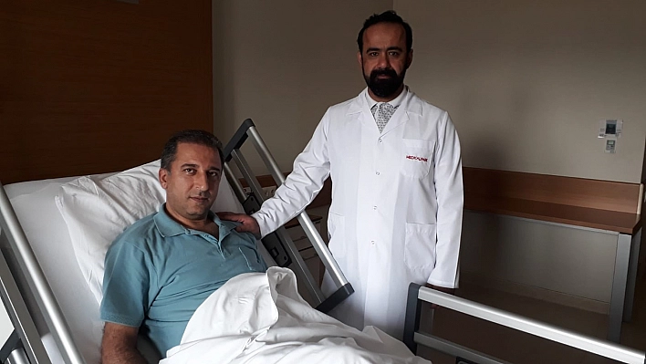 El Üstünden Anjiyo ile Sağlına Kavuştu