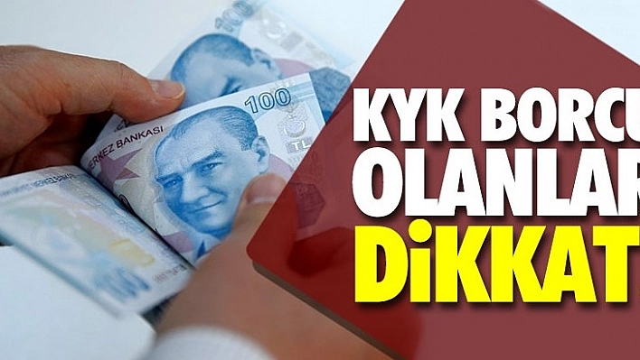 Öğrenim Kredisi Borçuları Dikkat!
