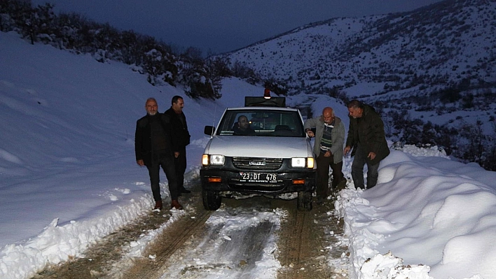 Baskil'de 40 Orman İşçisi Mahsur Kaldı