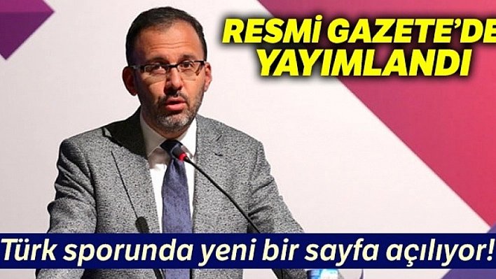 Dikkat! Resmi Gazetede Yayınlandı