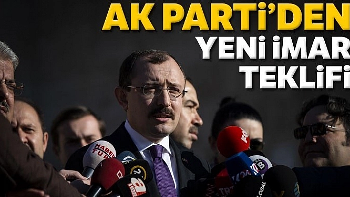 AK Parti Kanun Teklifini Verdi