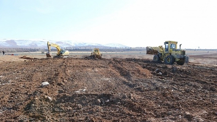 Elazığ'da Konteyner Kent Yapımına Başlandı