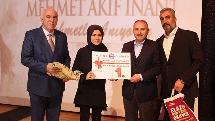 Elazığ'da Mehmet Akif İnan Şiir Yarışması!