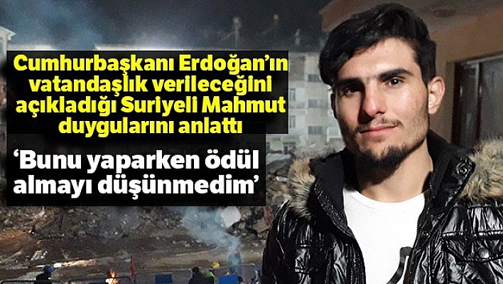 Suriyeli Kahraman'a Vatandaşlık Verilecek