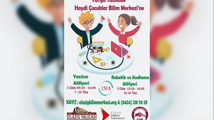 Yazılım ve Robotik Kodlama Kursu  Açılıyor