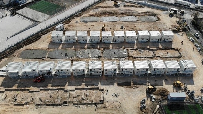 Çift Katlı Konteyner Kent 5 Gün Sonra Bitecek