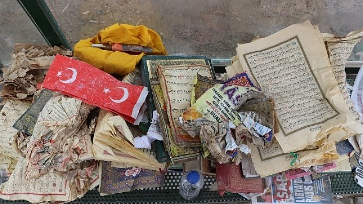 Enkazda, Kur'an-ı Kerim ve Bayrak Hassasiyeti