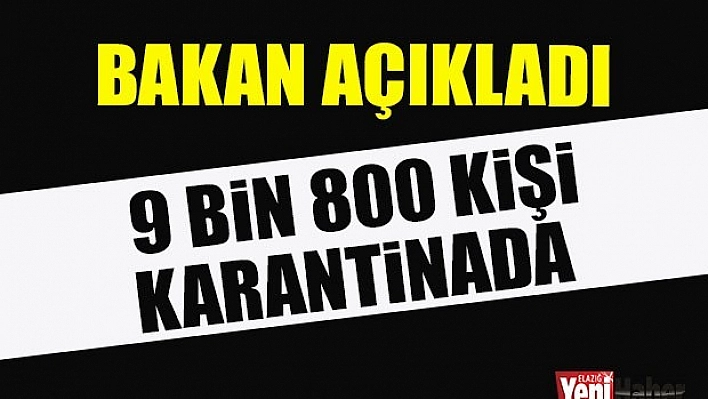 Bakan Açıkladı