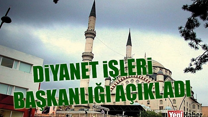 Cuma Günü ve Kandil Gecesi Camiler Kapalı Tutulacak