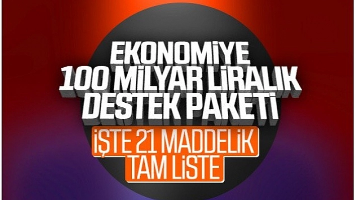 Cumhurbaşkanı Erdoğan, Ekonomi Paketini Açıkladı!