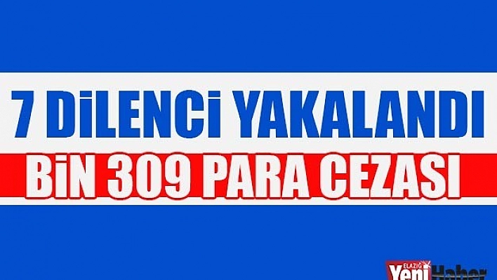 Dilenciye Yönelik Operasyon