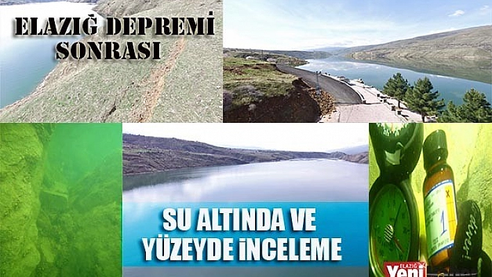 Elazığ Depremi İle İlgili Su Altında İnceleme