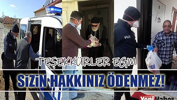 Elazığ'da Yaşlı ve Hastalar İçin Ekipler Görevde
