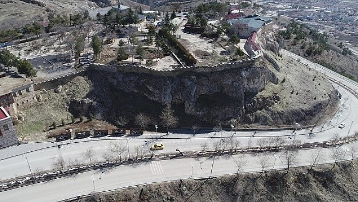 Harput'ta Seyir Terası Çalışmaları Başladı
