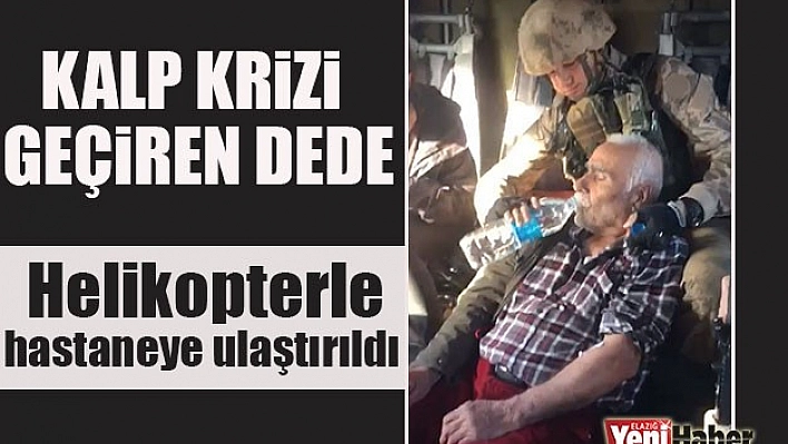 Helikopterle Hastaneye Ulaştırıldı