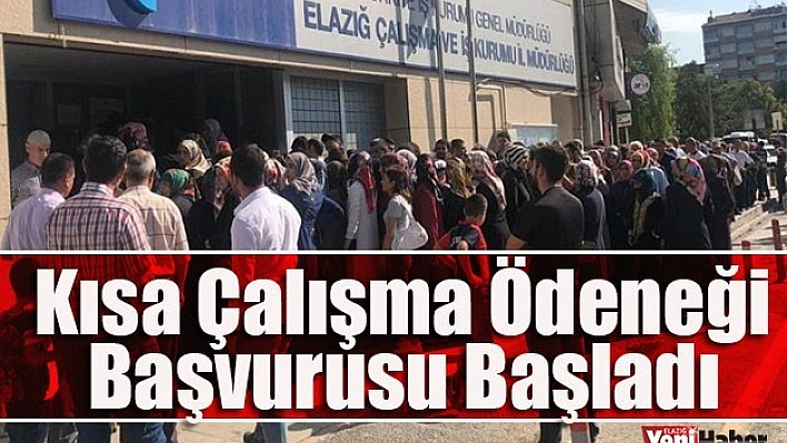 Kısa Çalışma Ödeneği Başvurusu Başladı