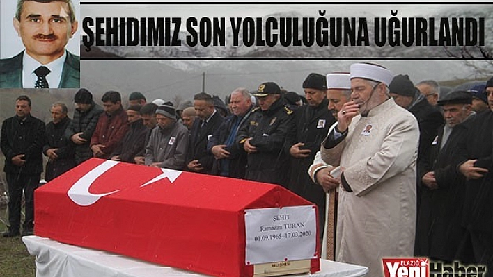 Şehit Müdür Yardımcısı Turan, Son Yolculuğuna Uğurlandı