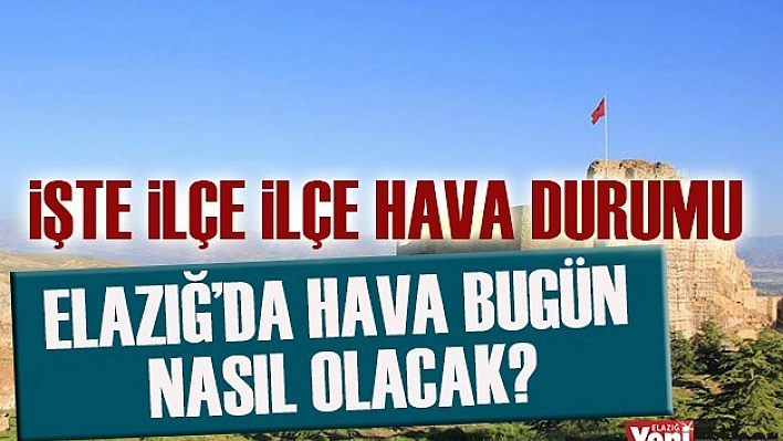 13 Nisan Hava Tahmin Raporu