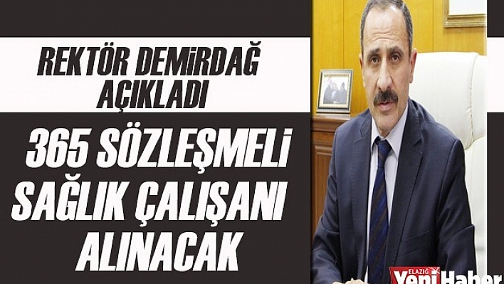 365 Sözleşmeli Sağlık Çalışanı Alınacak