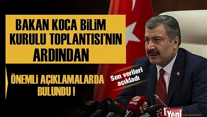 Bakan Koca'dan Açıklama