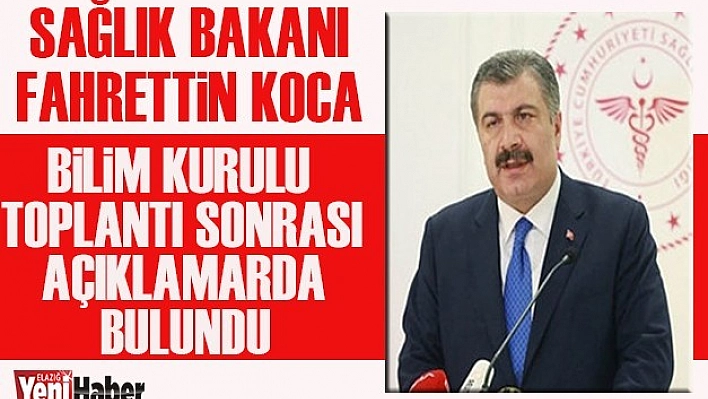 Bakan Koca Önemli Açıklamalarda Bulundu