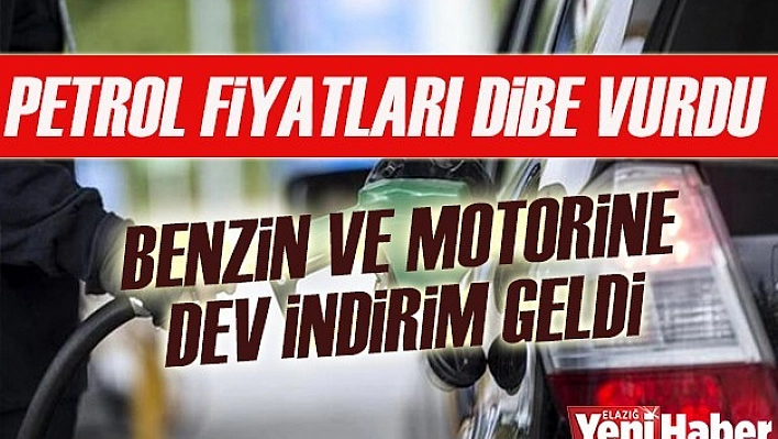 Benzin ve Motorine İndirim Geldi