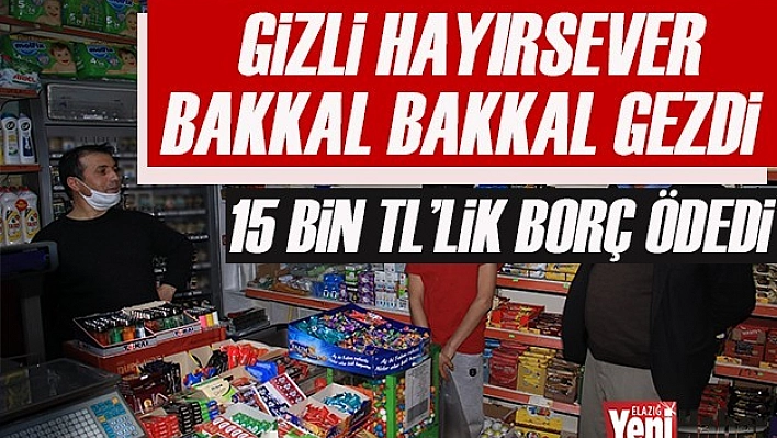 Elazığ'da Gizli Hayırsever