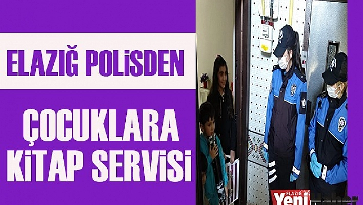 Elazığ Polisinden, Çocuklara Kitap Servisi
