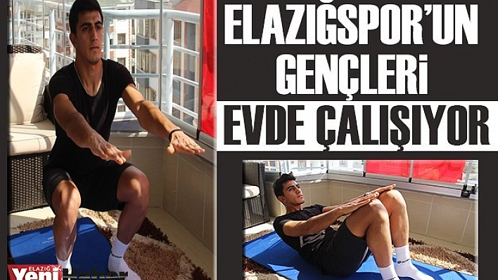 Elazığspor'un Gençleri Evde Çalışıyor
