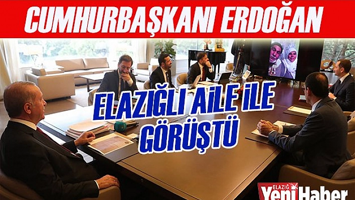 Erdoğan, Elazığlı Aile İle Görüştü