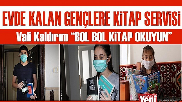 Evde Kalan Gençlere Kitap Servisi