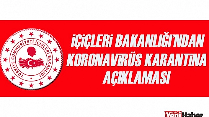 İçişleri Bakanlığı Açıkladı!