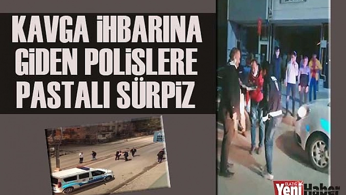 Kavga İhbarına Giden Polislere Pastalı Sürpriz