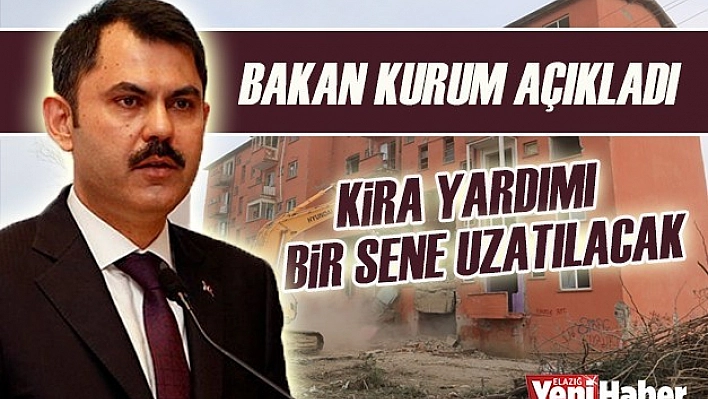 Kira Yardımı 1 Sene Uzatılacak