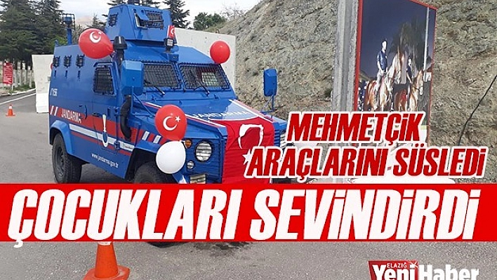 Mehmetçik, Araçlarını Süsledi Çocukları Sevindirdi