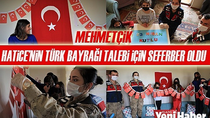 Mehmetçik Hatice'nin Odasını Bayraklarla Donattı