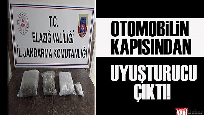 Otomobilin Kapısından Uyuşturucu Çıktı