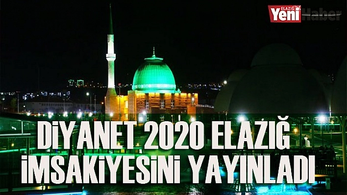 Ramazan İmsakiyesi Yayınlandı