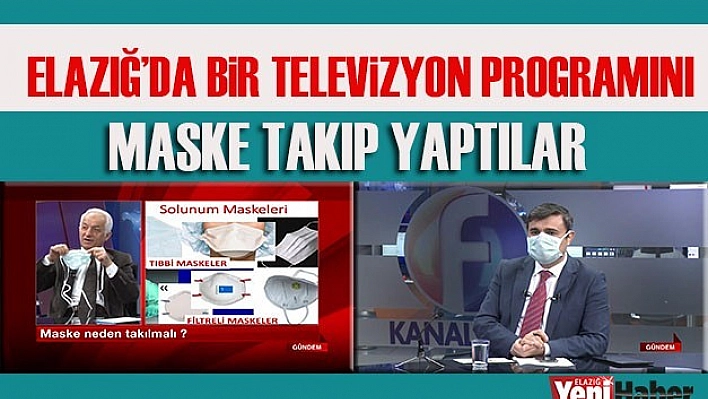 Televizyon Programını Maske Takıp Yaptılar