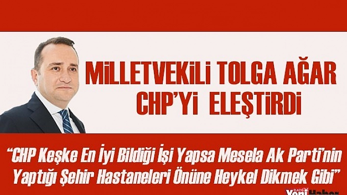Tolga Ağar'dan Sert Eleştiri