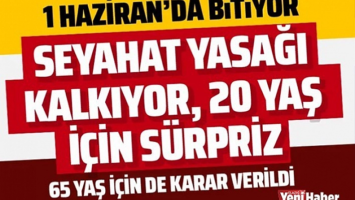 1 Haziran'da Açılacak Yerler Belli Oldu