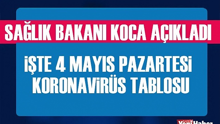 Bakan Koca, Vaka ve Ölü Sayılarını Açıkladı
