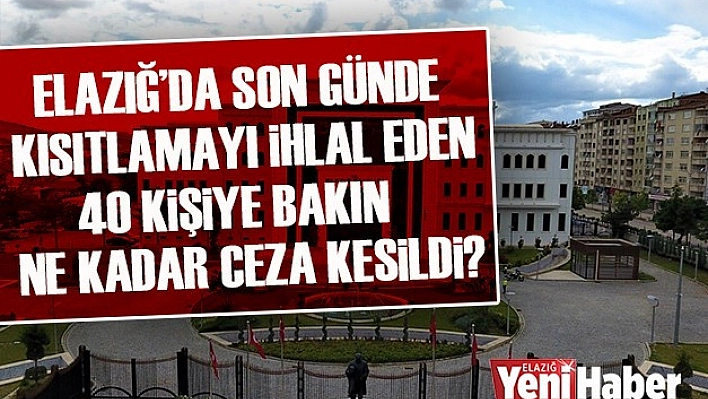 Bakın Ne Kadar Ceza Kesildi ?