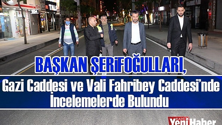 Başkan Şerifoğulları İncelemelerde Bulundu