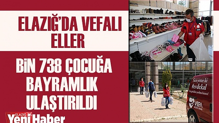 Bin 783 çocuğa Bayramlık Ulaştırdı