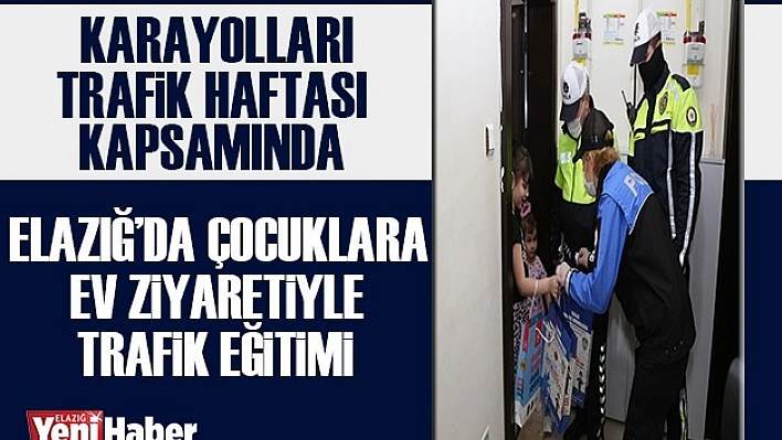 Çocuklara Ev Ziyaretiyle Trafik Eğitimi